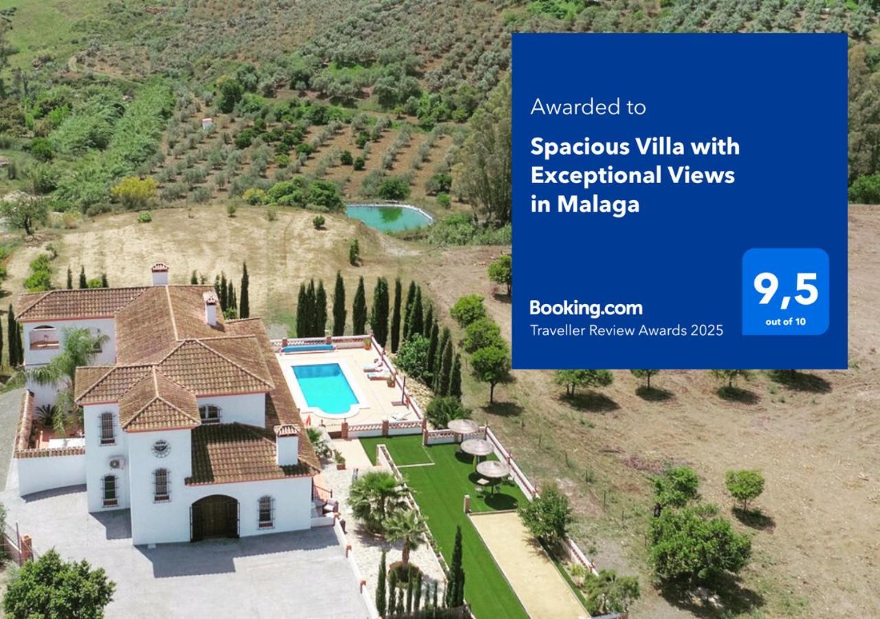 Spacious Villa With Exceptional Views In Malaga Casarabonela Exterior photo
